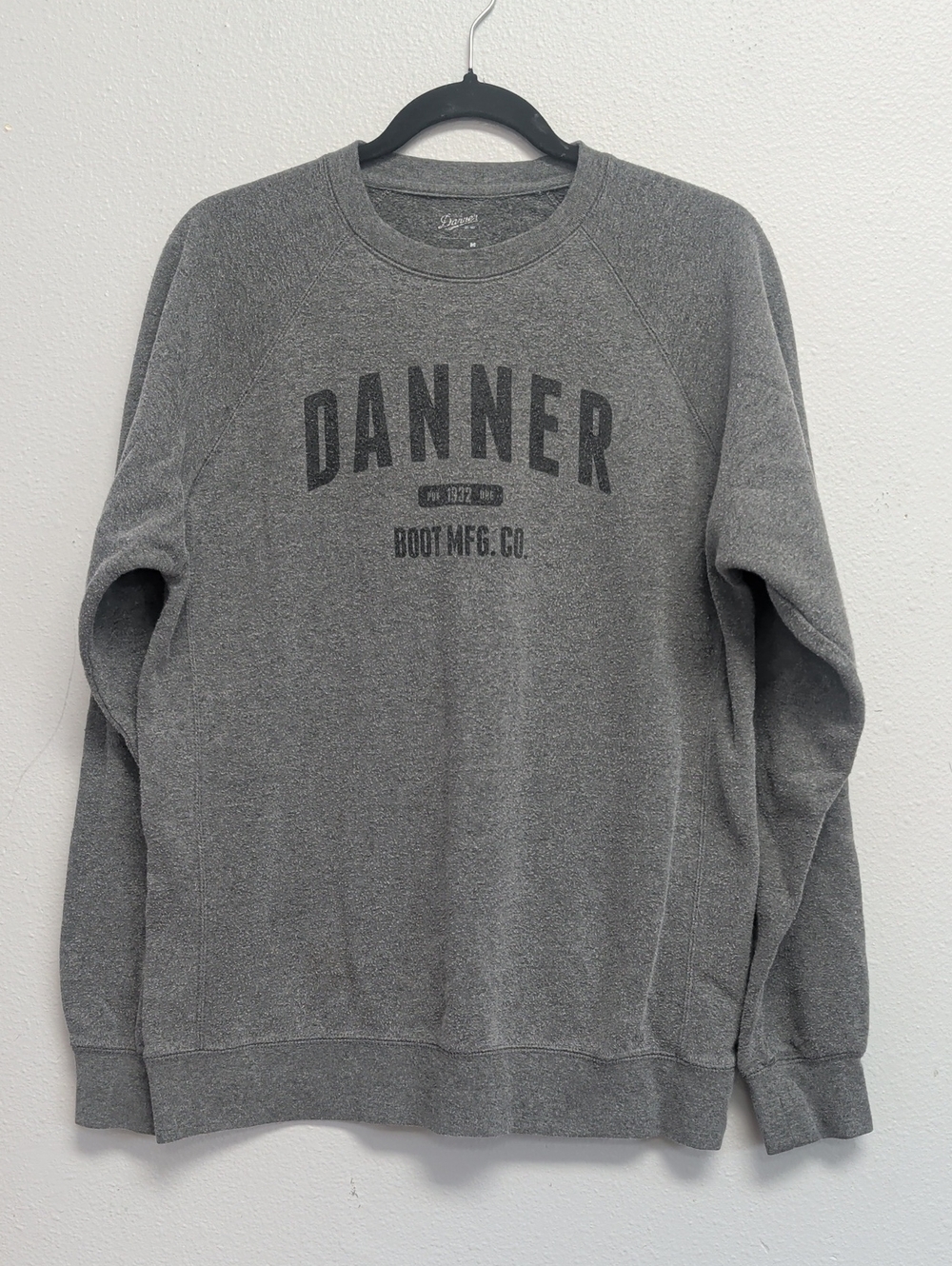 Danner Men's Charcoal Gray Crewneck Sweatshirt with Logo